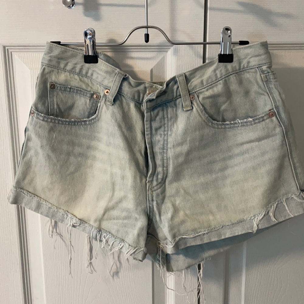 BDG Mid Rise Denim Shorts - Picture 1 of 3